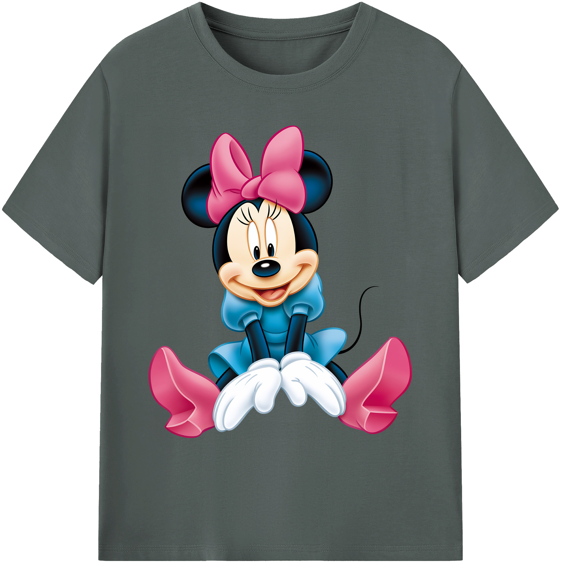 ミッキーマウス Mickey Mouse 綿100％ メンズ半袖Tシャツ｜肌触りやわらか＆通気性